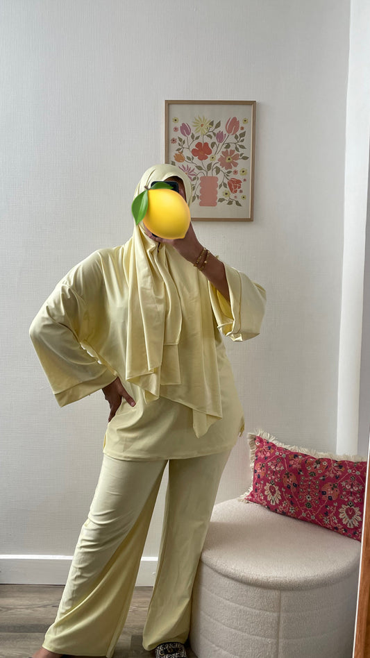 Burkini Élégance Jaune